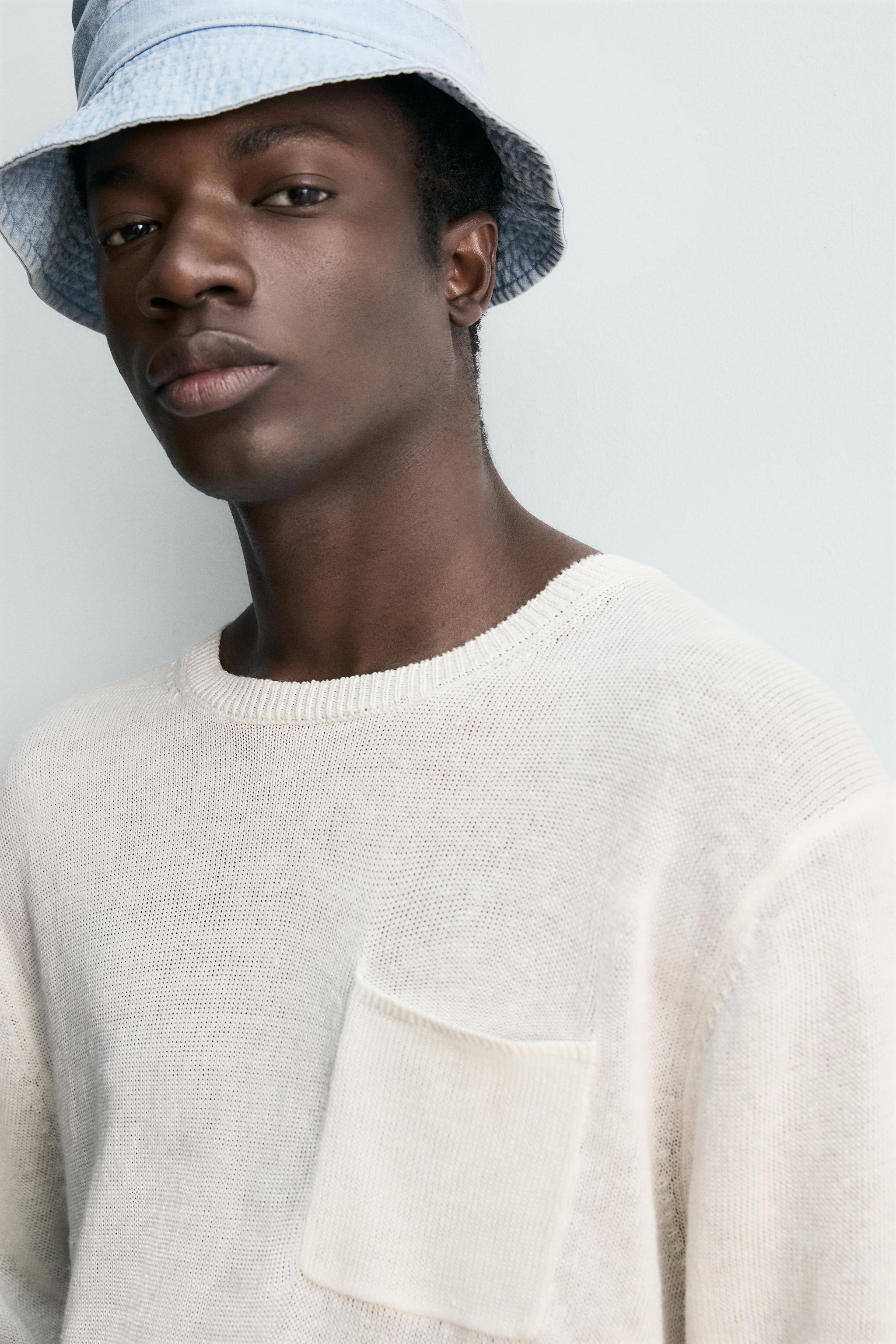 REGULAR FIT 100% LINEN JUMPER